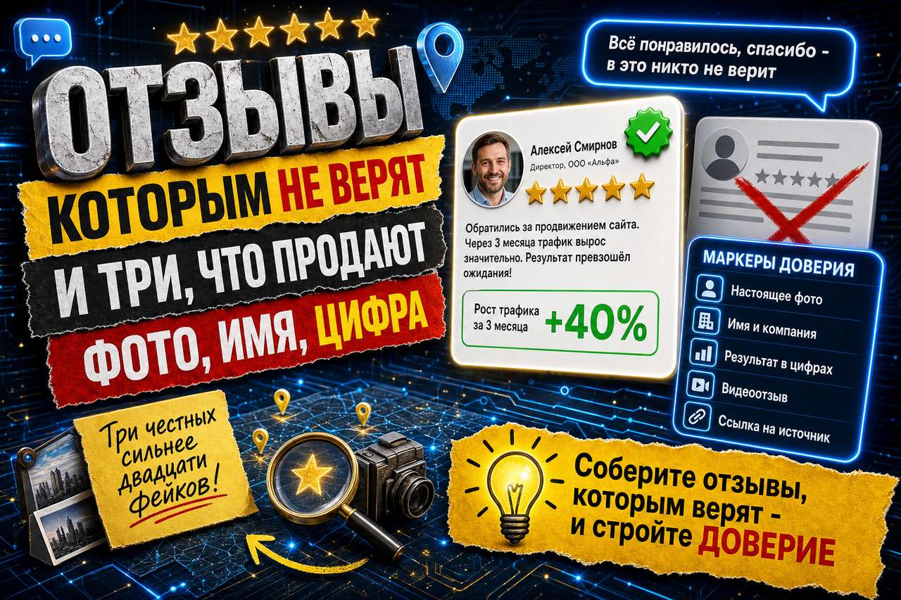 Отзывы на сайте, которым никто не верит, и три, которые реально продают