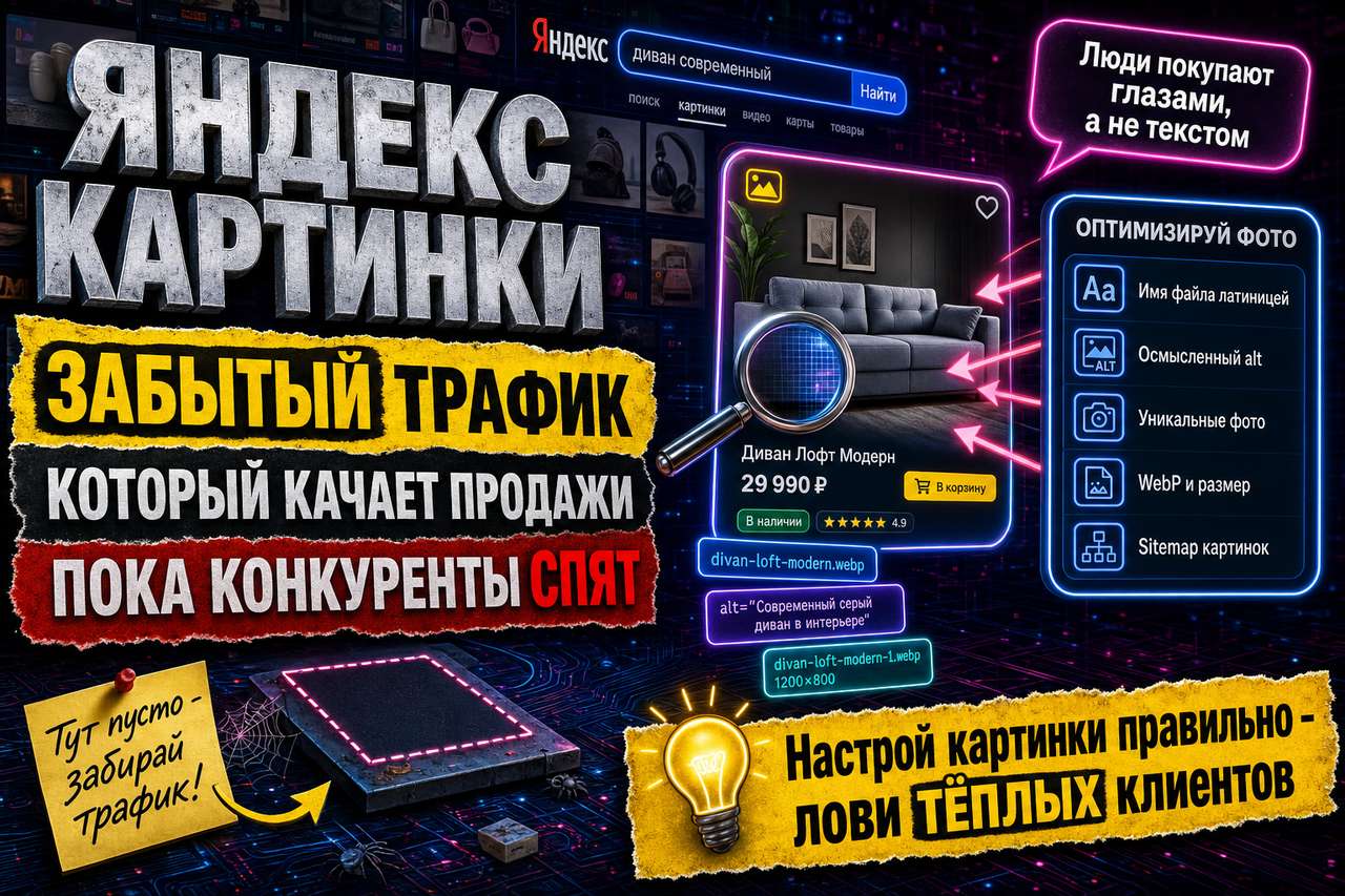 «Поиск по картинкам Яндекса — забытый источник трафика, который качает продажи»