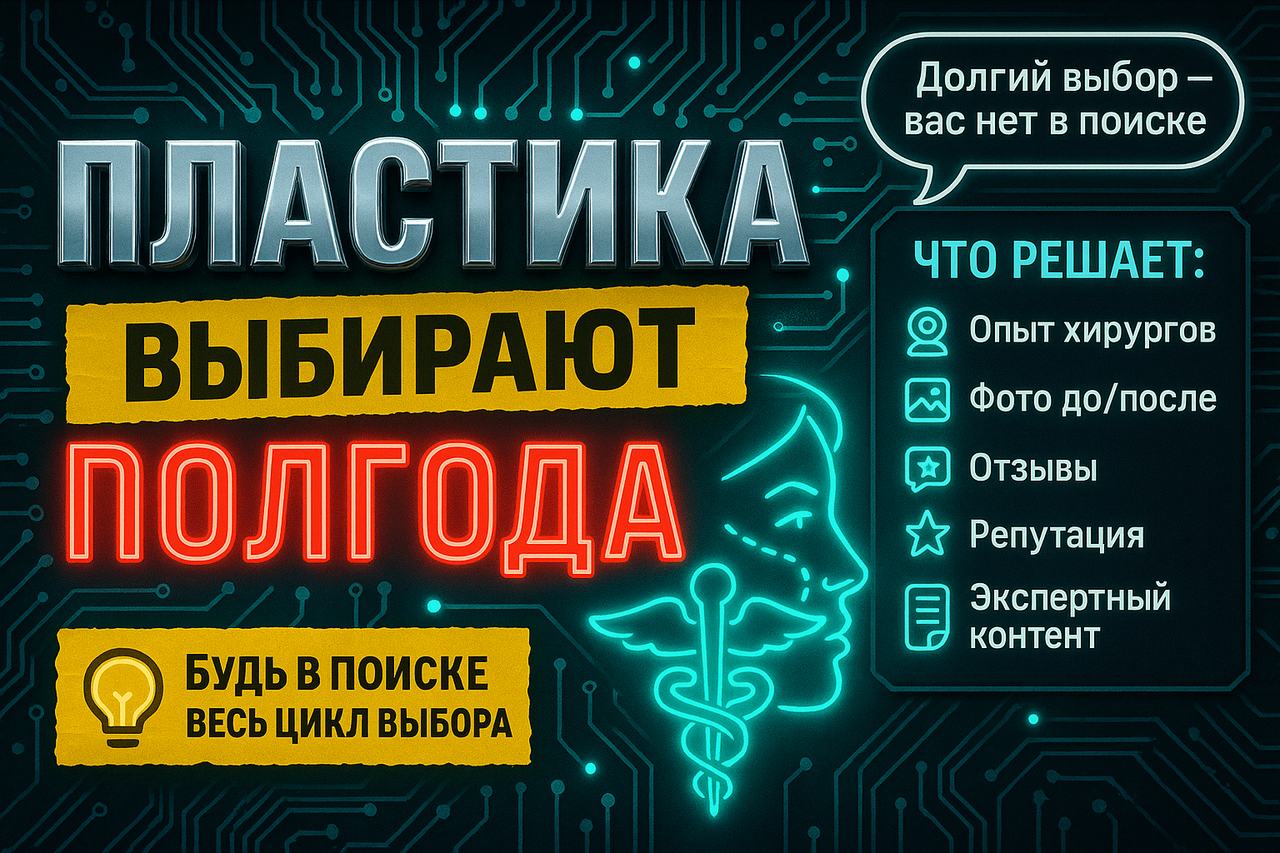 Пластическая хирургия: пациент выбирает клинику полгода — и находит не вас