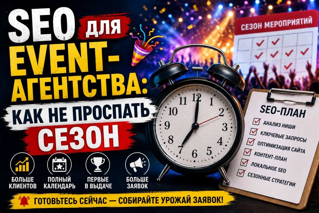 SEO для event-агентства: как не проспать сезон