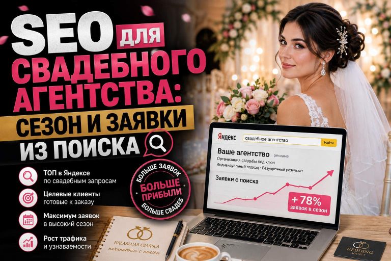 SEO для свадебного агентства: сезон и заявки из поиска