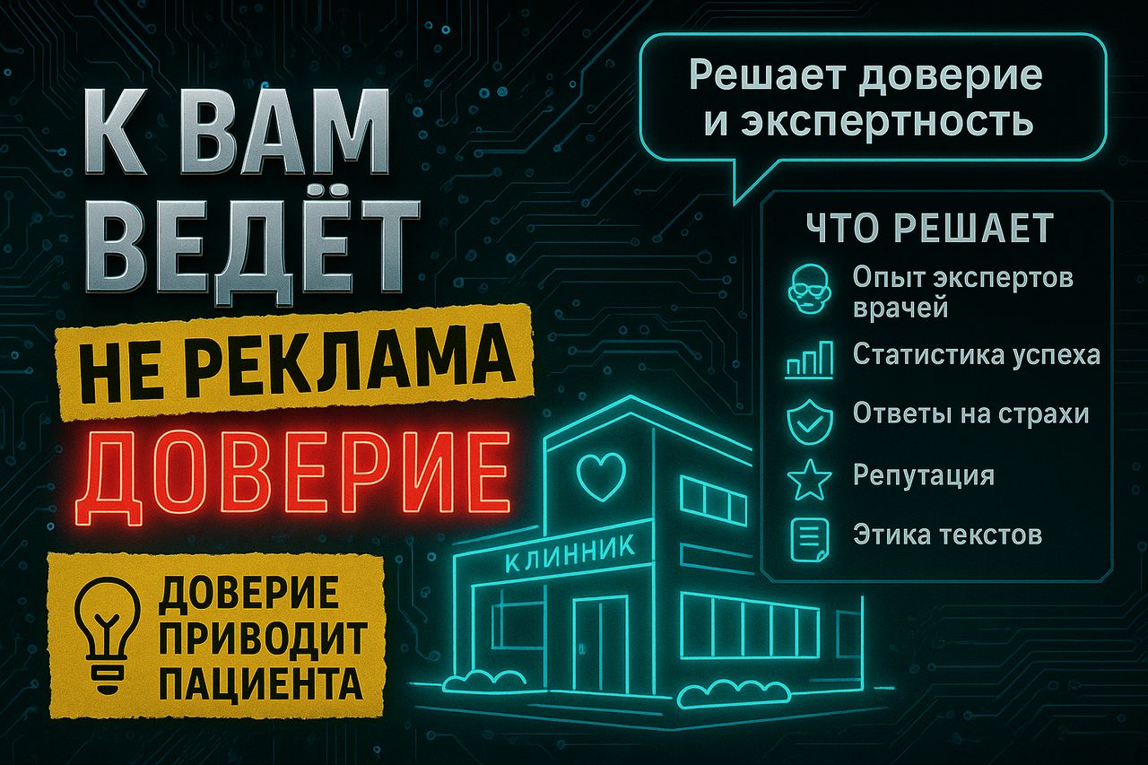 Пару к вам ведёт не реклама, а доверие: SEO для клиники ЭКО и репродукции