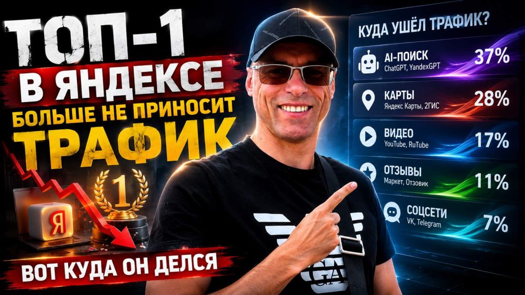 Топ-1 в Яндексе больше не приносит трафик. Вот куда он делся