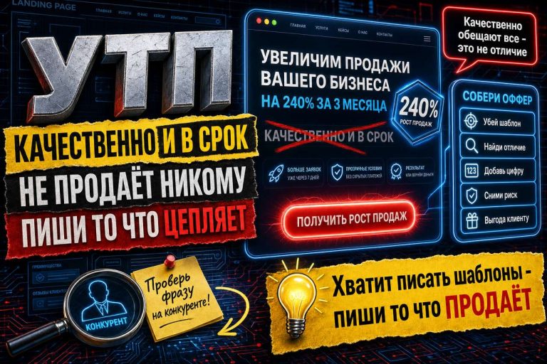 УТП «качественно и в срок» не убеждает никого: как написать то, что продаёт