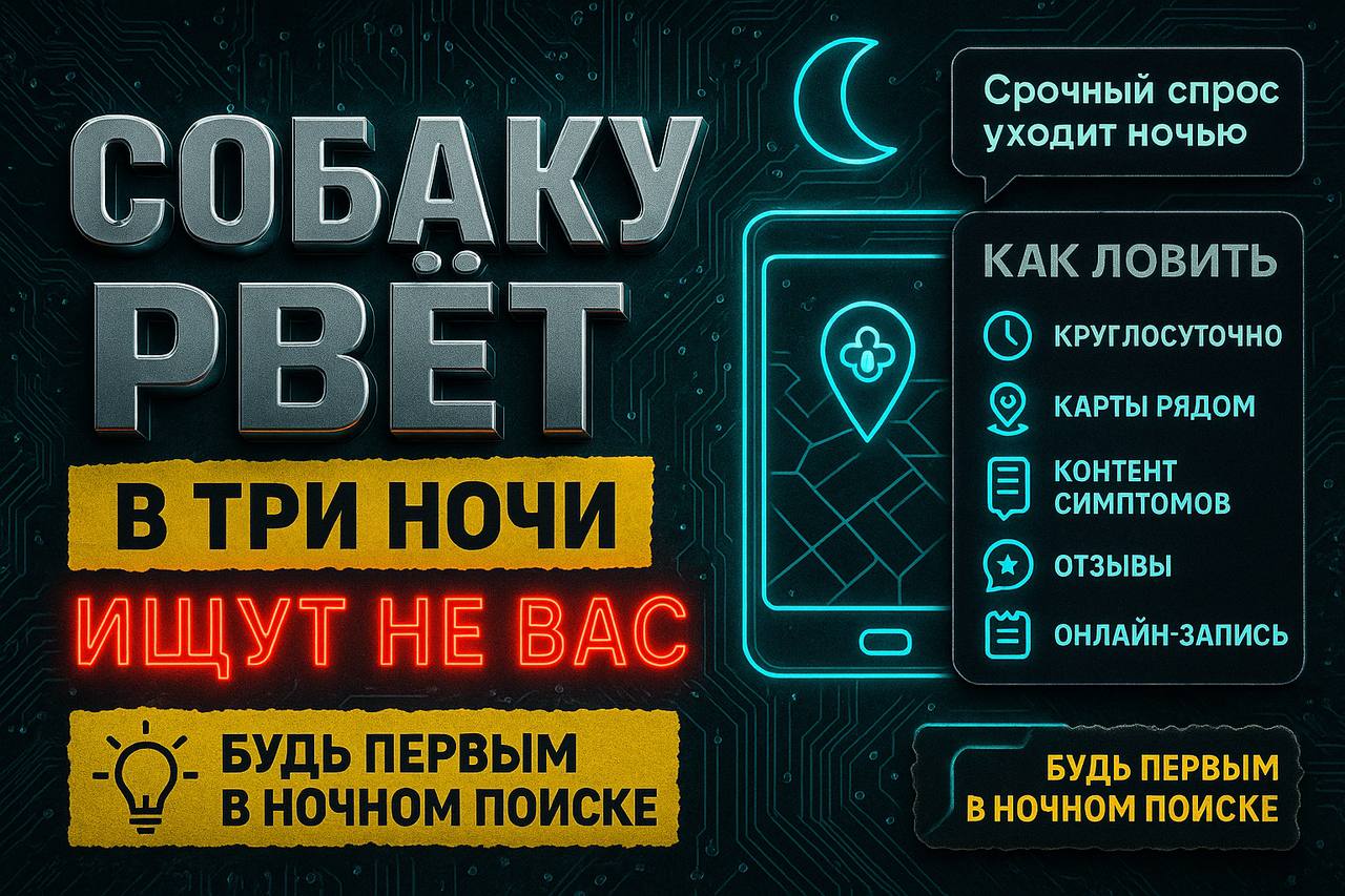 Собаку рвёт в три ночи, хозяин в панике ищет с телефона — и находит не вас