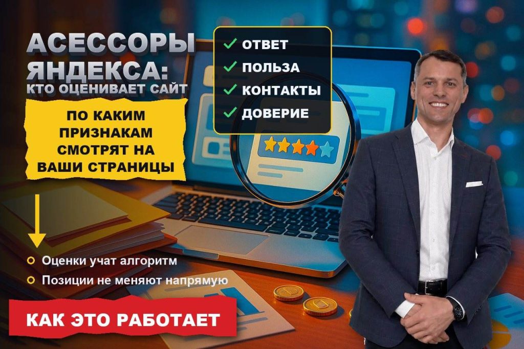 Асессоры Яндекса: кто оценивает ваш сайт и по каким признакам