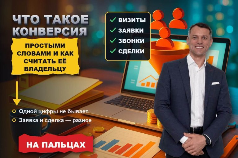 Что такое конверсия простыми словами и как считать её владельцу