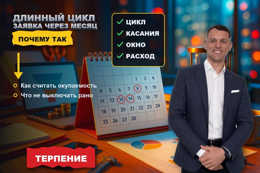 Директ для услуг с длинным циклом: почему заявка приходит через месяц