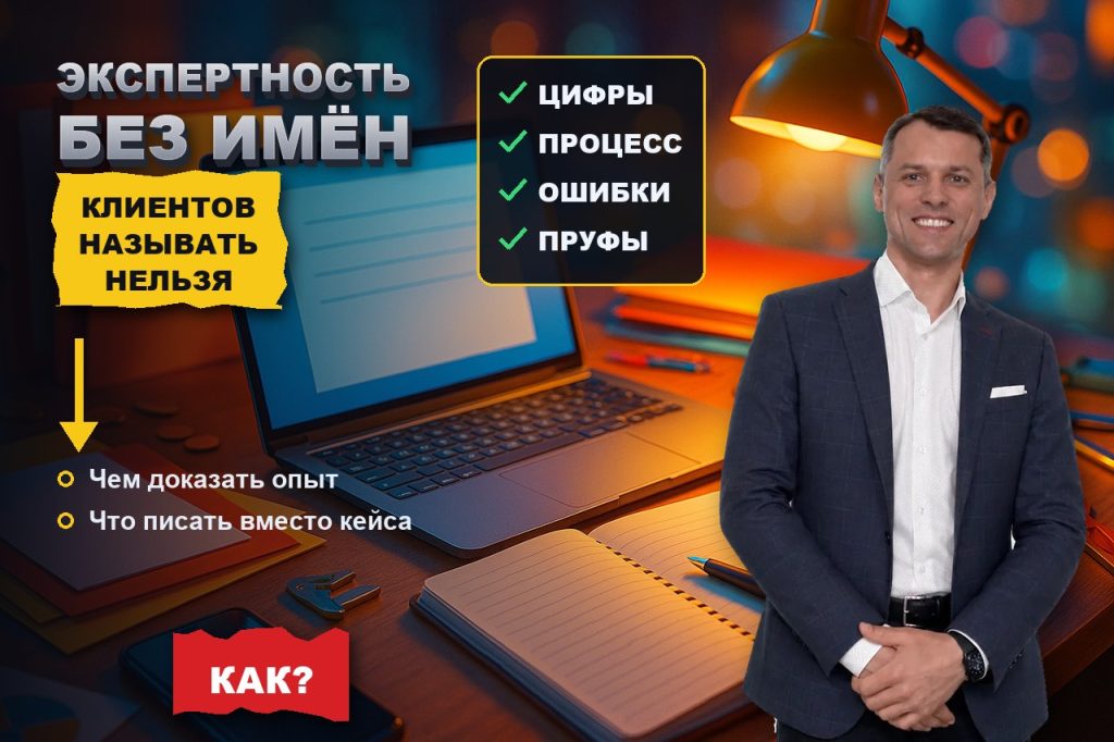 Экспертность в тексте: как показать опыт, когда клиентов называть нельзя