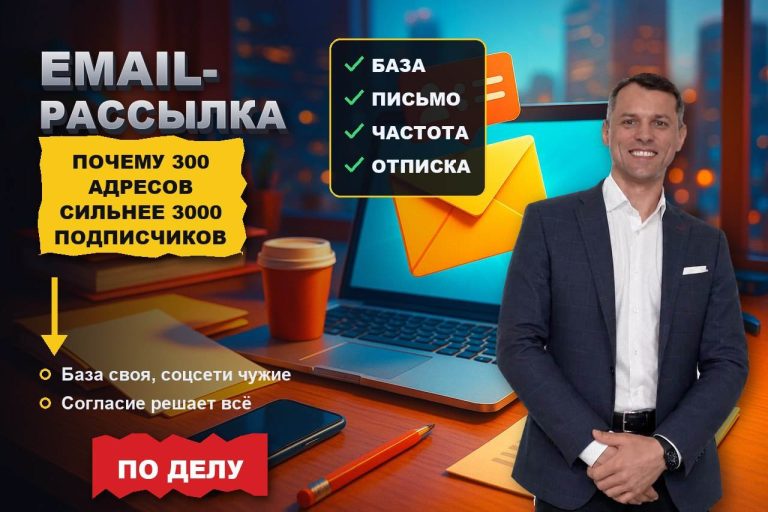 Email-рассылка: почему небольшая своя база продаёт лучше тысяч подписчиков