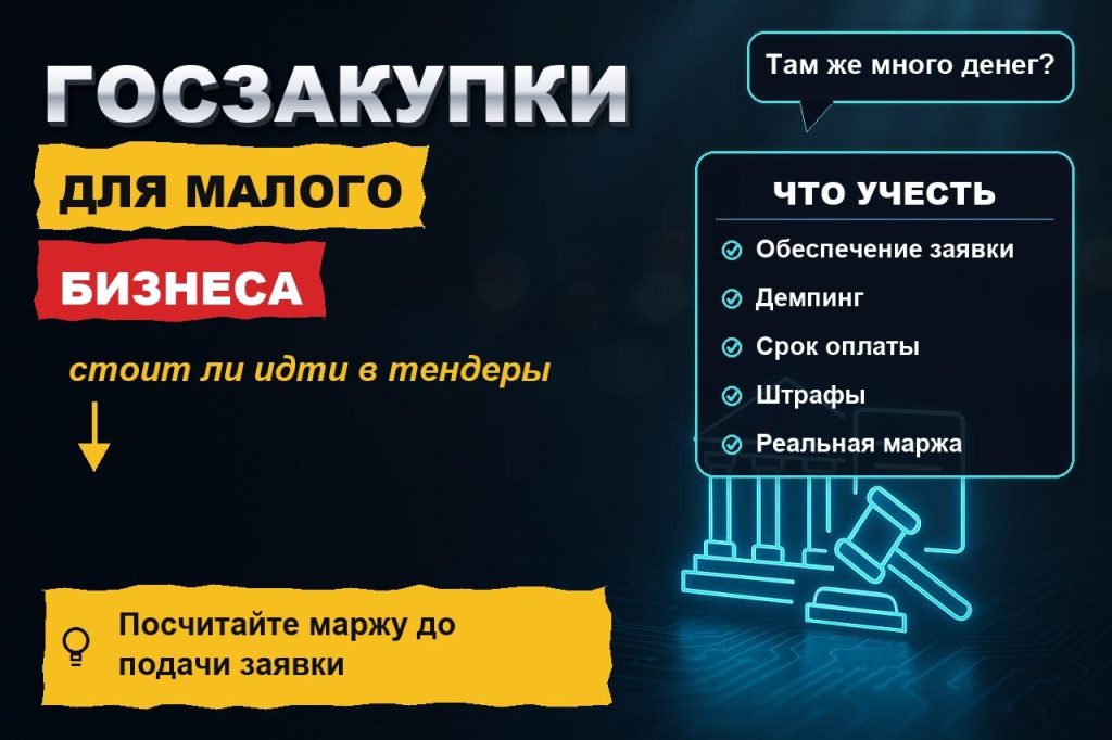 Госзакупки для малого бизнеса: стоит ли идти в тендеры, когда частных заказов стало меньше