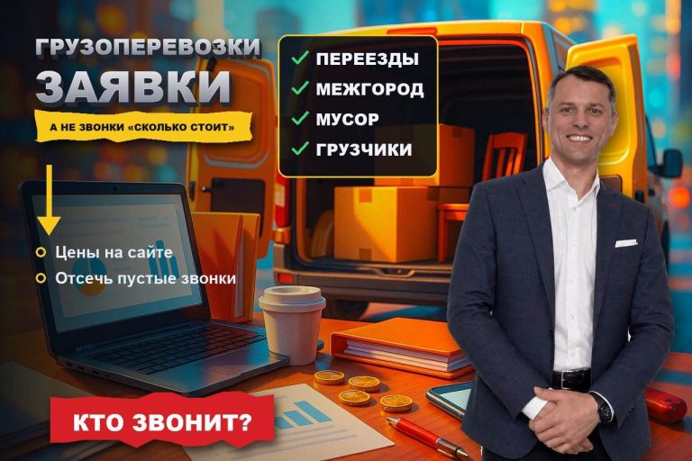 Грузоперевозки: реклама, которая приводит заказы, а не звонки «а сколько стоит газель»