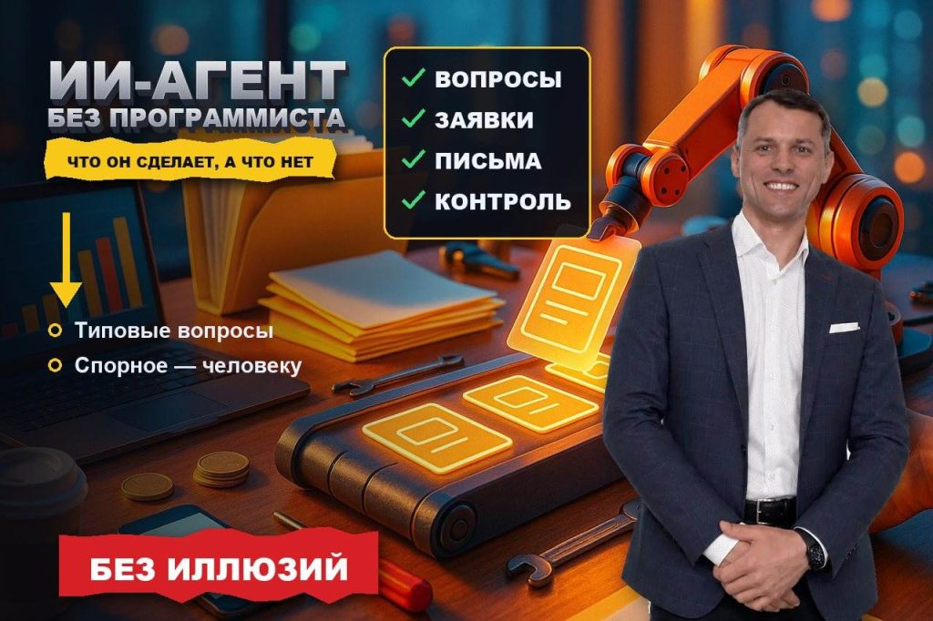 ИИ-агент для своего бизнеса: что реально собрать без программиста и чего он не сделает