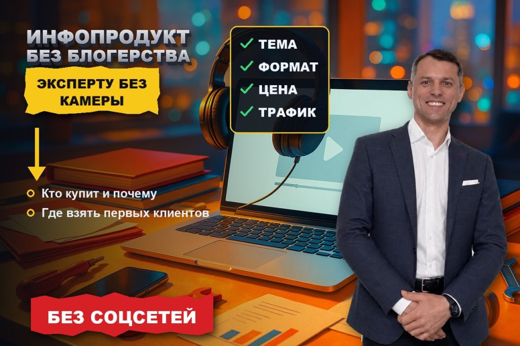 Инфопродукт без блогерства: как эксперту продавать знания через свой сайт