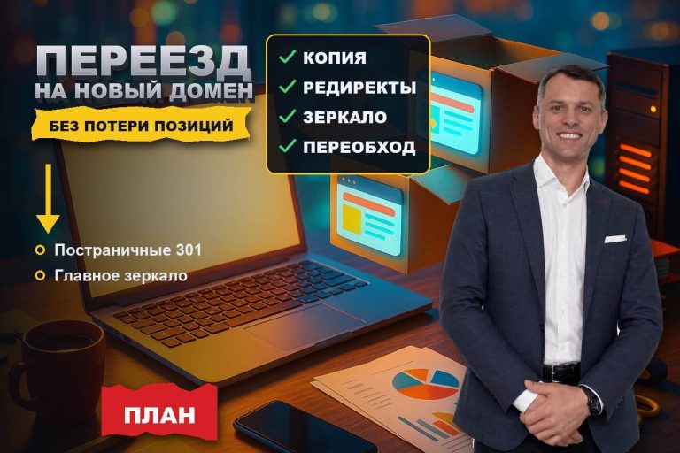 Как перенести сайт на новый домен и не потерять позиции: пошаговый план