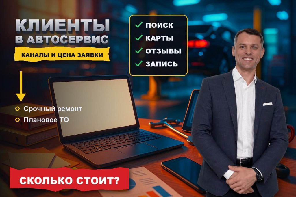 Как привлечь клиентов в автосервис: разбор каналов и реальная цена заявки