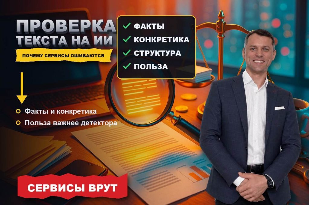Как проверить текст на ИИ и почему сервисы врут: как принимать работу у копирайтера