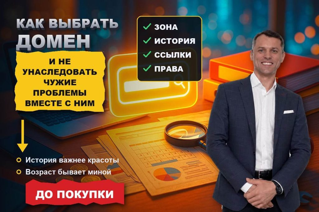 Как выбрать домен: что проверить до покупки, чтобы не унаследовать чужие проблемы