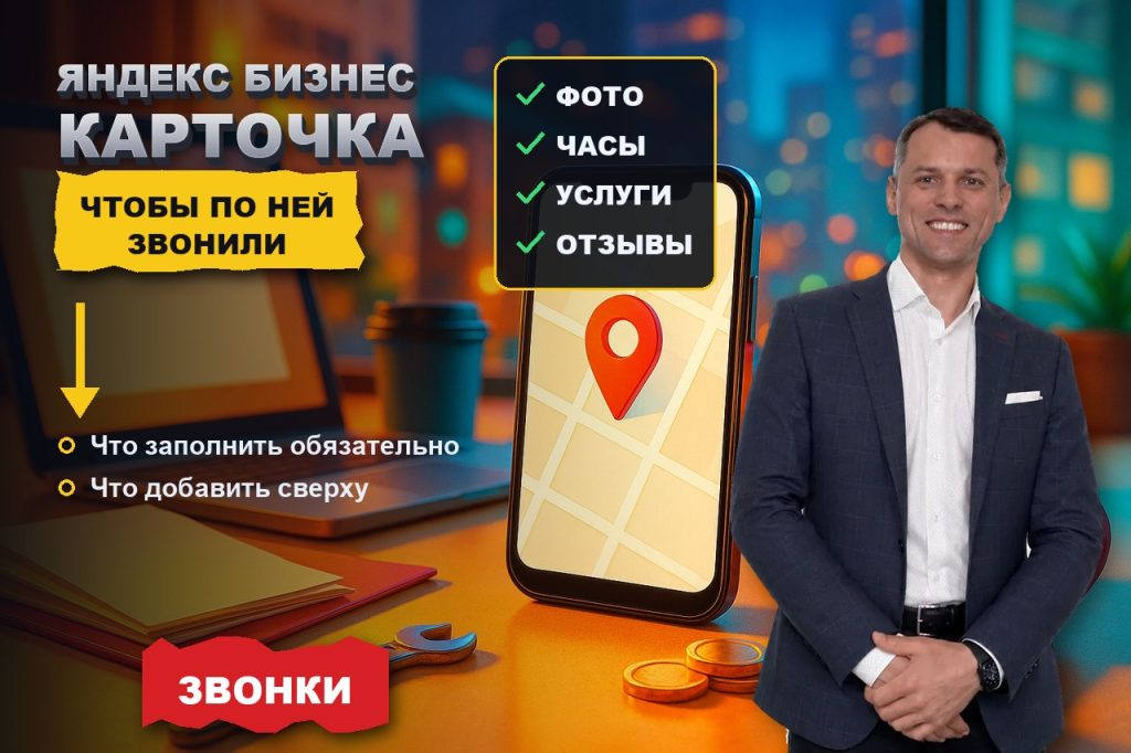 Карточка компании в Яндекс Бизнесе: что заполнить, чтобы по ней звонили
