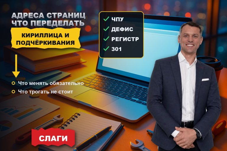 Кириллица, подчёркивания и заглавные буквы в адресах: что переделать, а что не трогать