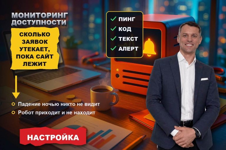 Мониторинг доступности: сколько заявок утекает, пока сайт лежит ночью