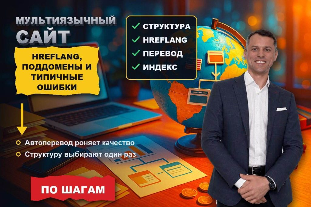 Мультиязычный сайт на WordPress: hreflang, поддомены и типичные ошибки