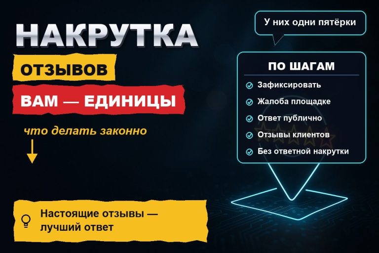 Конкурент накрутил себе пятёрки, а вам — единицы: что делать законно, если отзывы стали оружием