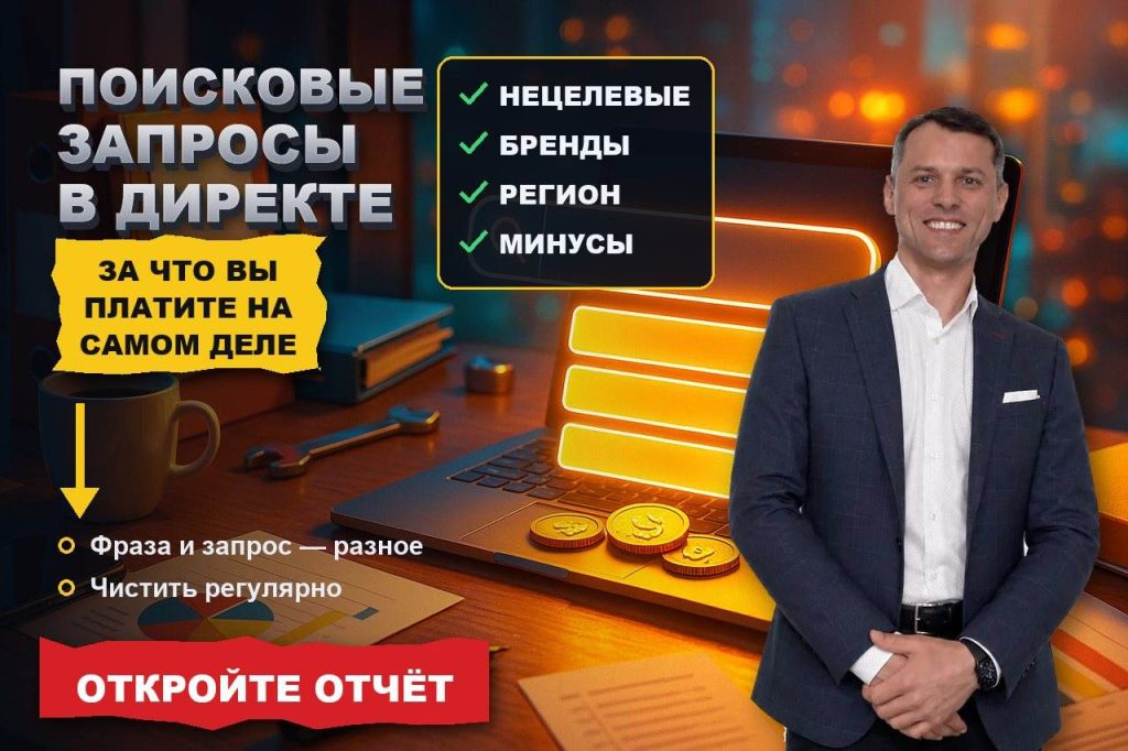 Отчёт «Поисковые запросы» в Директе: за что вы платите на самом деле