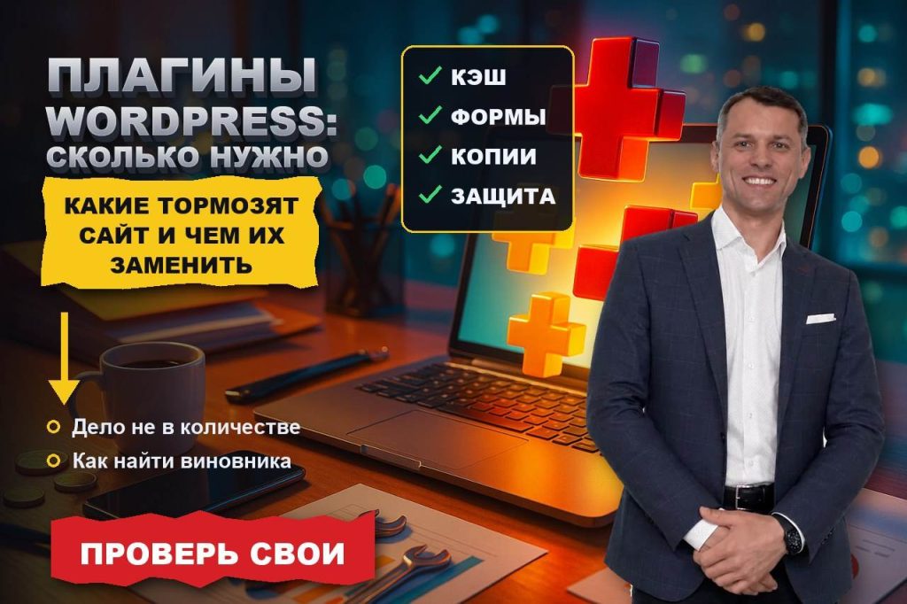 Плагины WordPress: сколько их нужно на самом деле и какие тормозят сайт