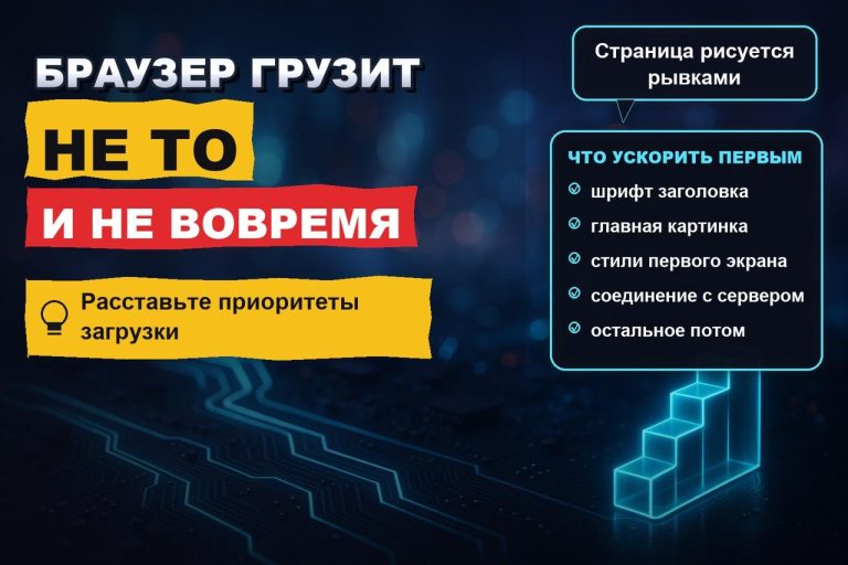 preload и prefetch: браузер грузит не то и не в том порядке