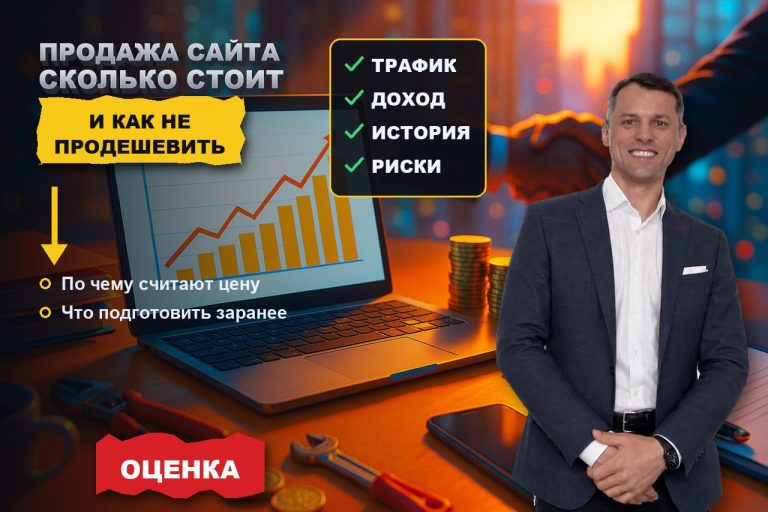 Продажа сайта: как оценить, подготовить и не отдать за копейки