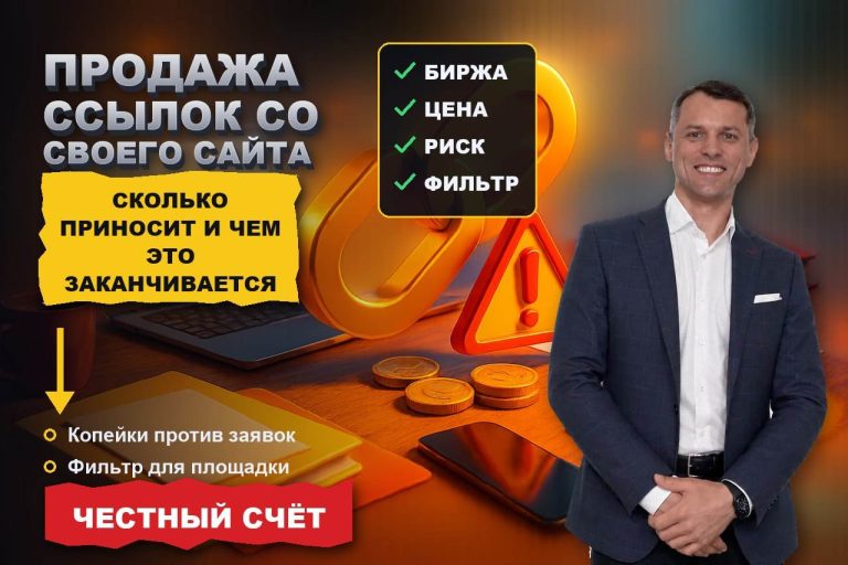 Продажа ссылок со своего сайта: сколько приносит и чем это заканчивается