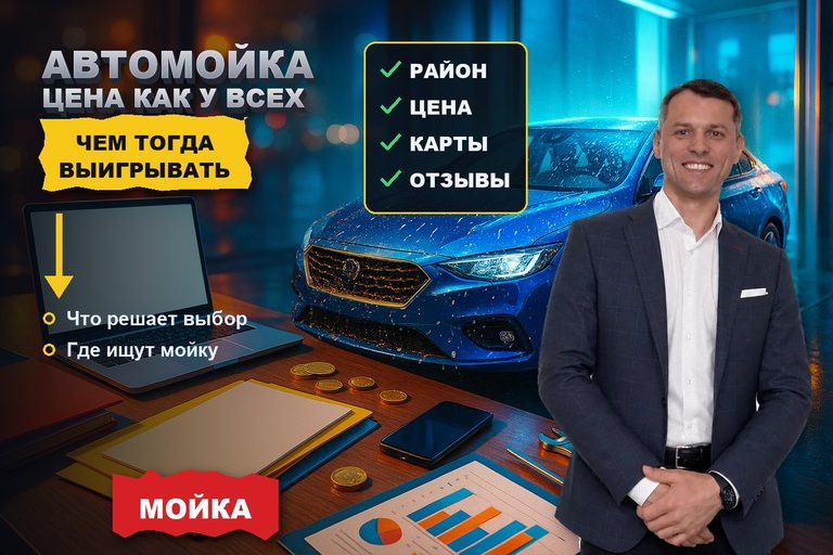 Продвижение сайта автомойки: как выигрывать у соседней при равной цене