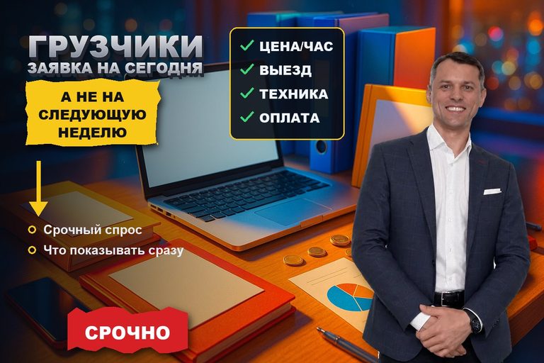 SEO для услуг грузчиков: заявка нужна на сегодня