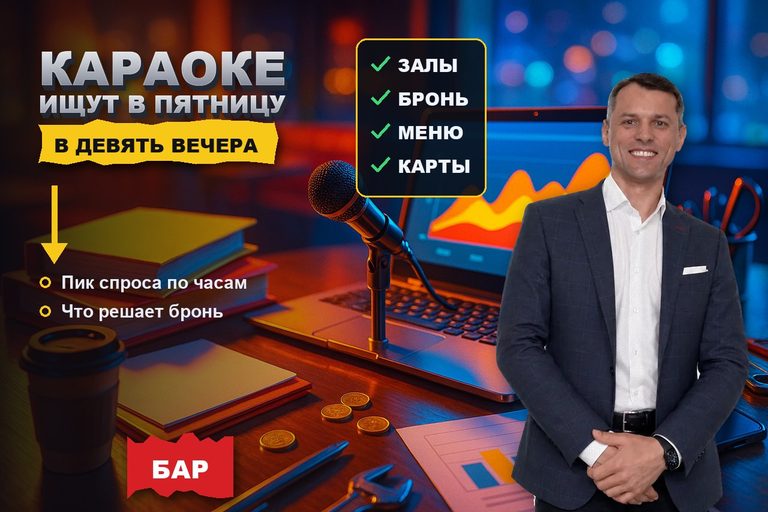 SEO для караоке-бара: спрос рождается в пятницу вечером