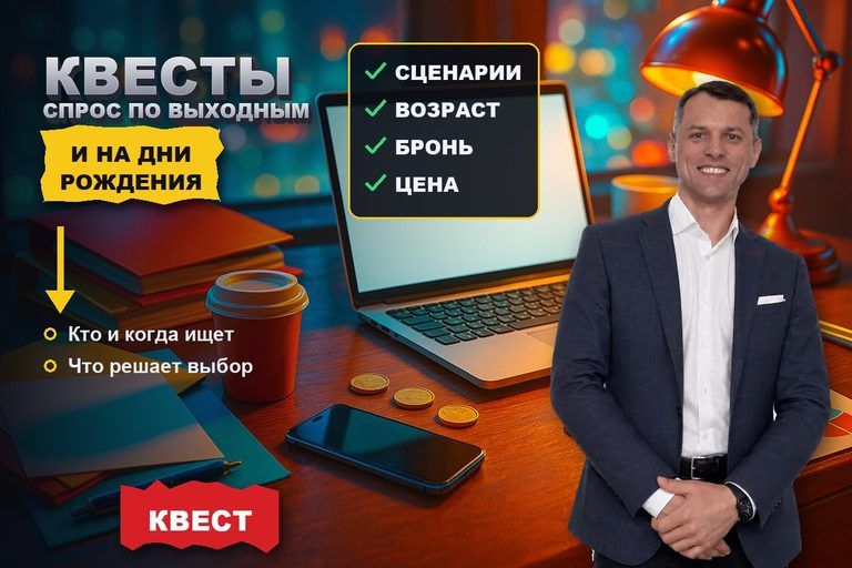 SEO для квест-комнаты: спрос живёт выходными