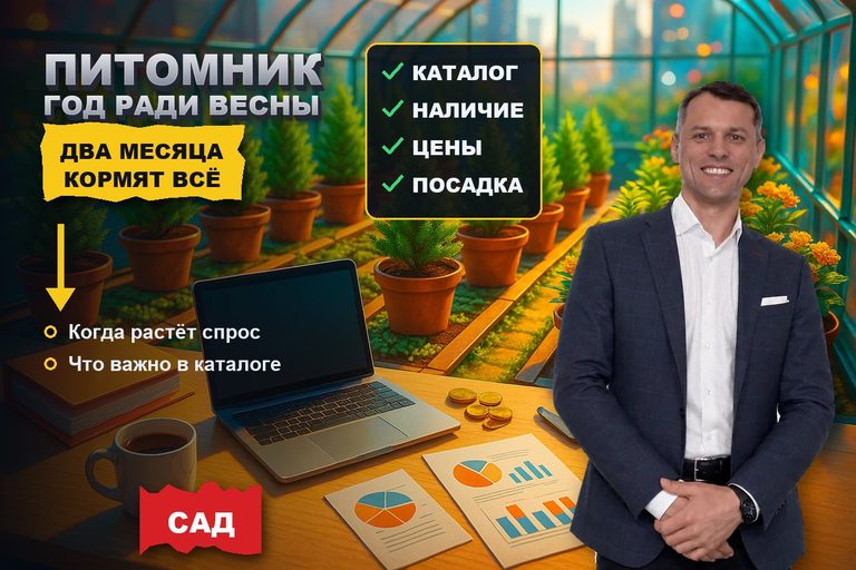 Продвижение питомника растений: весь год ради двух месяцев весной