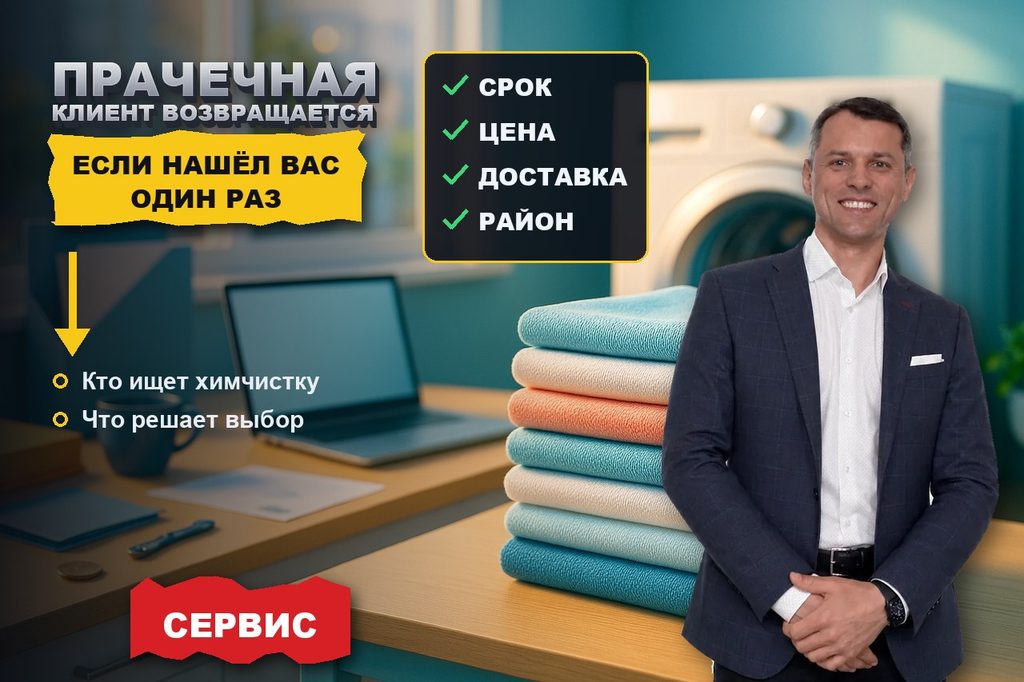 SEO для прачечной и химчистки одежды: возвратный клиент из поиска
