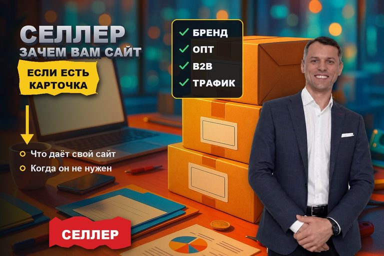 Продвижение сайта продавца маркетплейсов: зачем он, если есть карточка