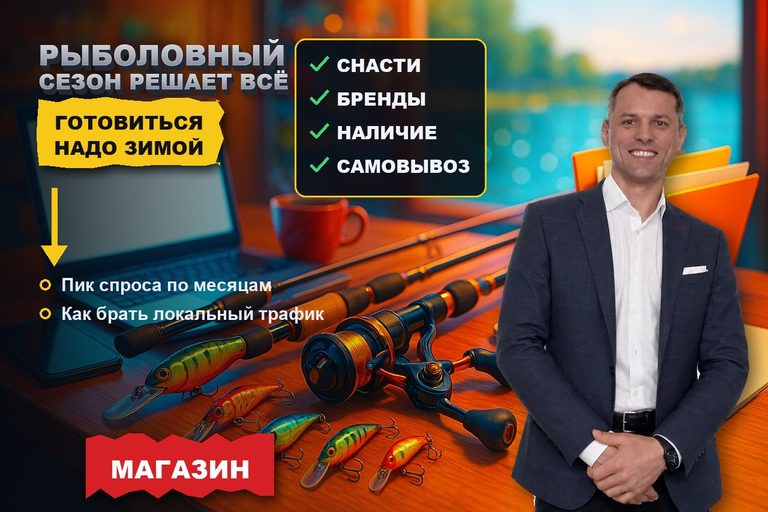 Продвижение рыболовного магазина: открытие сезона решает выручку года