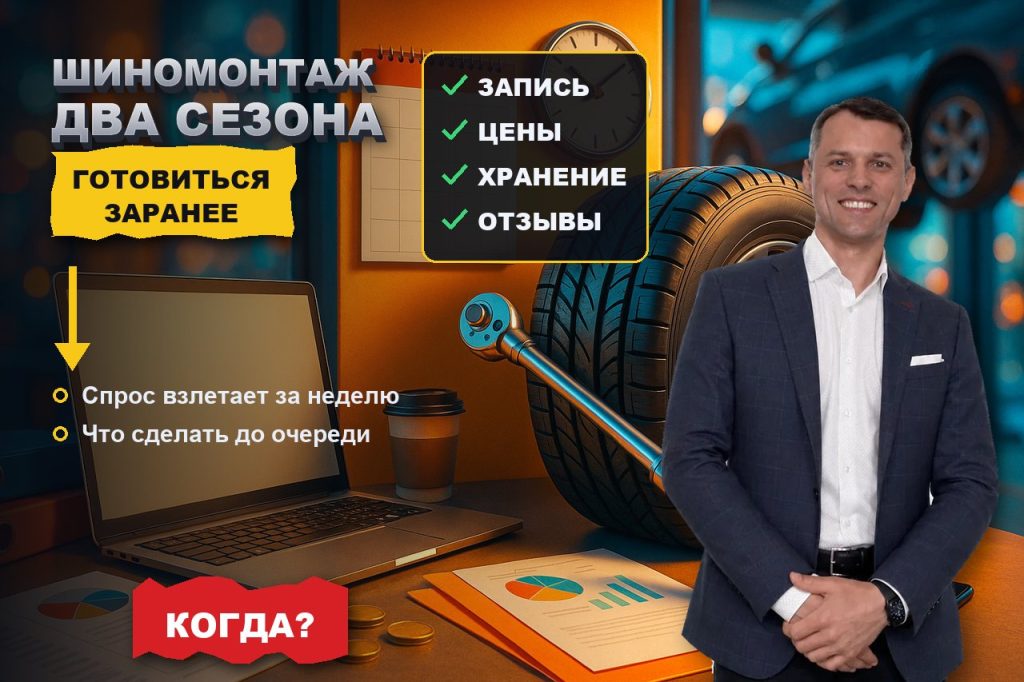 Продвижение шиномонтажа: сезон решает всё, а готовиться надо в июле