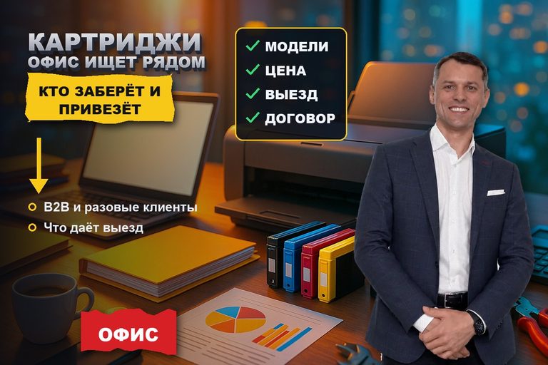 Продвижение сайта по заправке картриджей: офис ищет того, кто заберёт