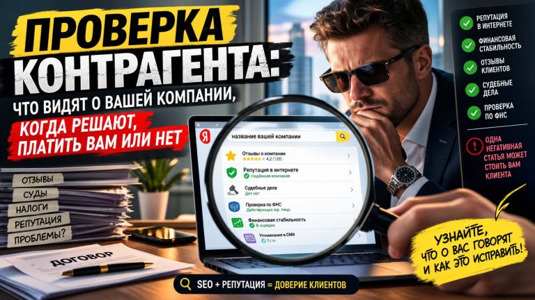 Проверка контрагента: что видят о вашей компании, когда решают, платить вам или нет