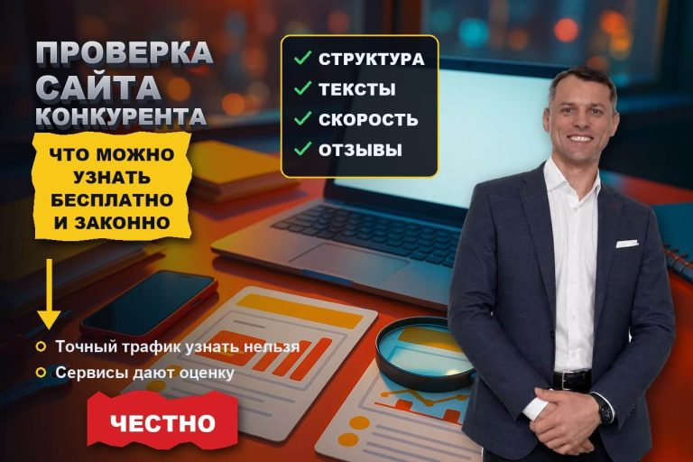 Проверка сайта конкурента: что можно узнать бесплатно и законно
