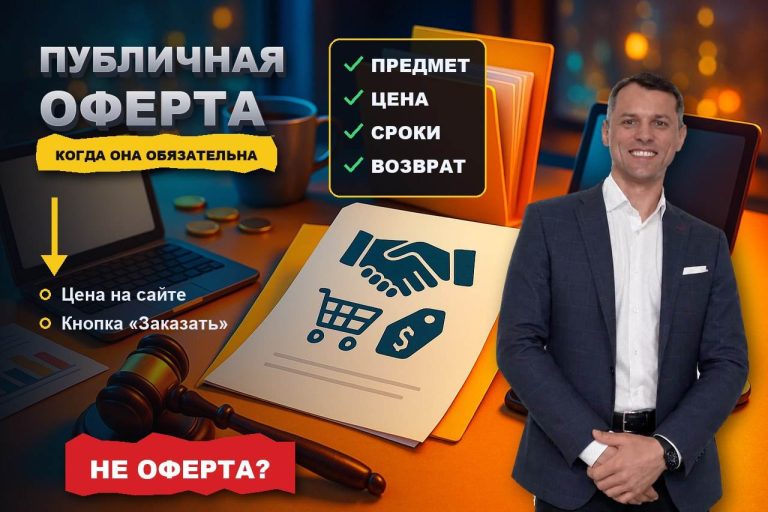 Публичная оферта на сайте: когда она обязательна и чем грозит фраза «не является офертой»