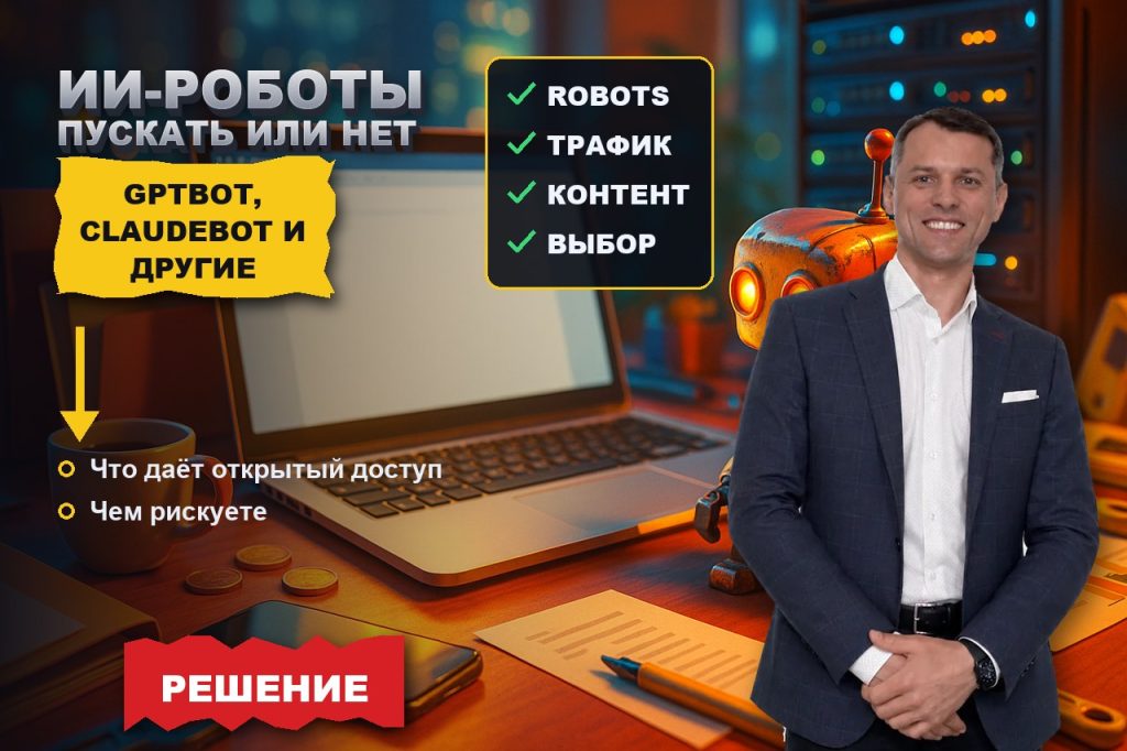 GPTBot, ClaudeBot и YandexAdditional: пускать ИИ-роботов на сайт или закрыть в robots.txt