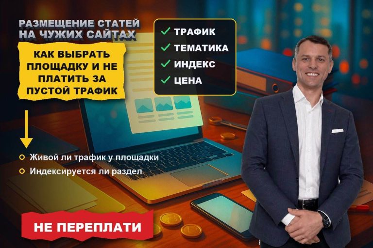 Размещение статей на сайтах: как выбрать площадку и не платить за пустой трафик