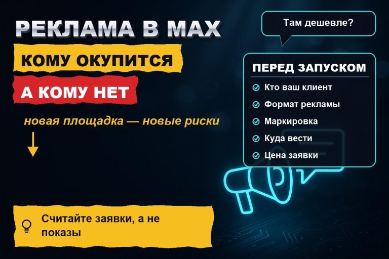 Реклама в Max: кому она уже приносит клиентов, а кому пока бесполезна