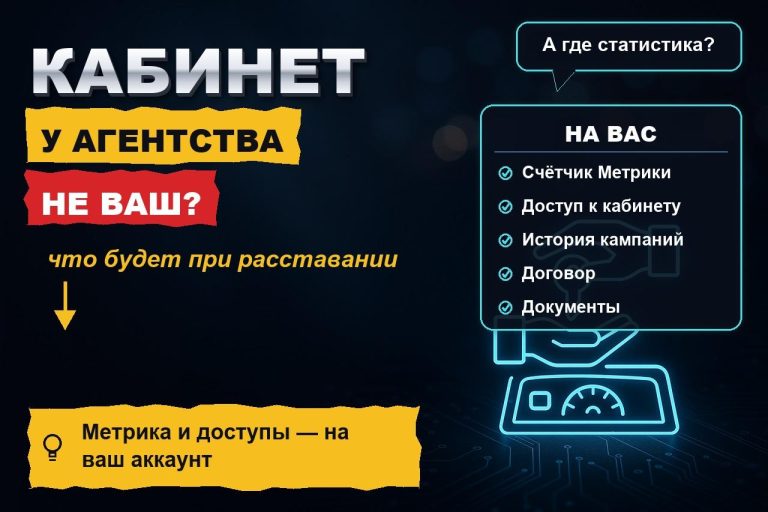 Рекламный кабинет у агентства: почему ваш аккаунт в Директе вам не принадлежит и что будет, когда вы разойдётесь