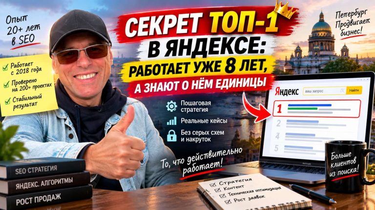 Секрет ТОП-1 в Яндексе: работает уже 8 лет, а знают о нём единицы